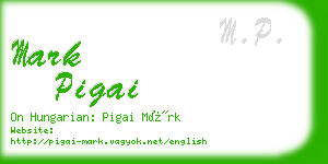 mark pigai business card